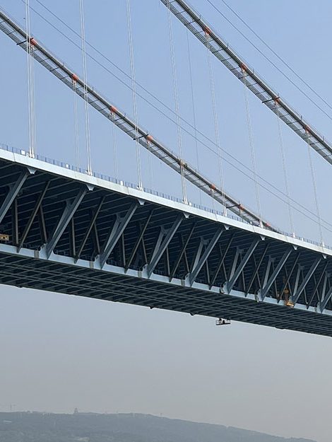 國內(nèi)最大跨度公軌兩用懸索橋——重慶郭家沱長江大橋