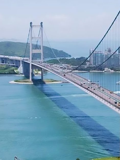 世界最長行車及鐵路兩用吊橋——香港青馬大橋