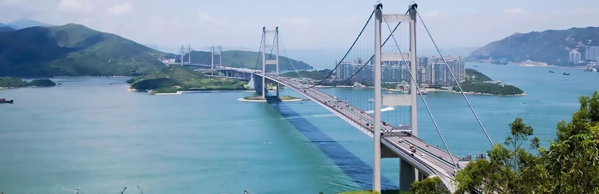 世界最長行車及鐵路兩用吊橋——香港青馬大橋